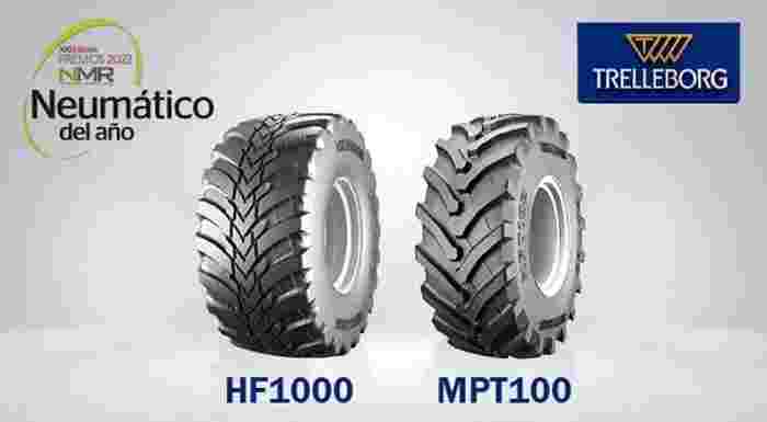 Trelleborg's HF1000 and MPT1000 models win the “2024 Agricultural Tire of the Year Award” in Spain